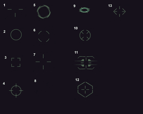 Crysis Crosshairs and command codes